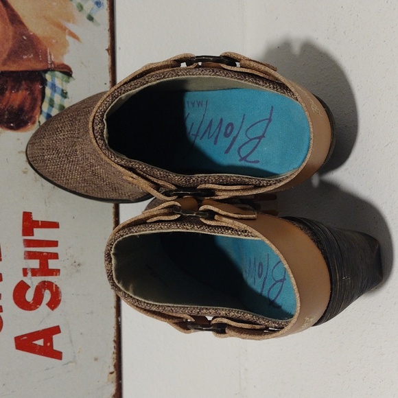 COPY - BLOWFISH MALIBU HEELED ANKLE BOOTS MULES WOMENS SIZE 6.5 NWOT CONDITION β¦ - Picture 7 of 7